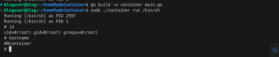 Crafting a Homemade Container with Go: A Step-by-Step Guide