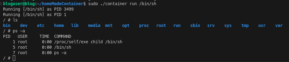 Building a Homemade Container from Scratch with Go